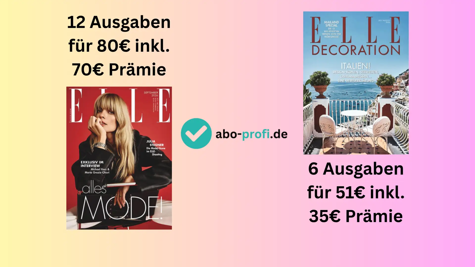 ELLE Magazine Aktion 2026