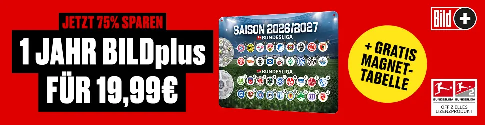 bildplus aktion 75 Prozent und Magnettabelle