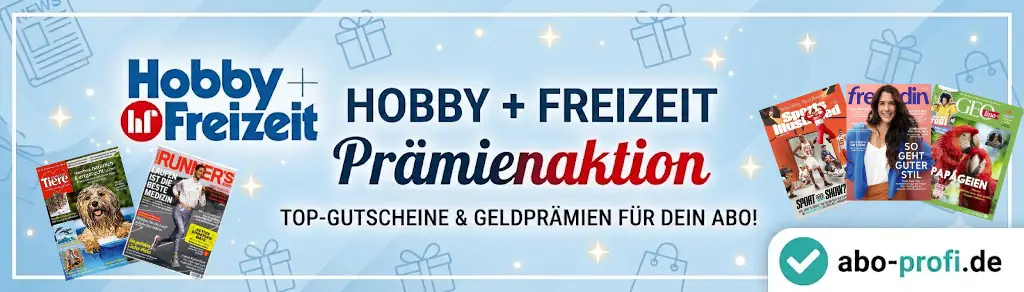 hobby + freizeit prämien aktion abo-profi.de